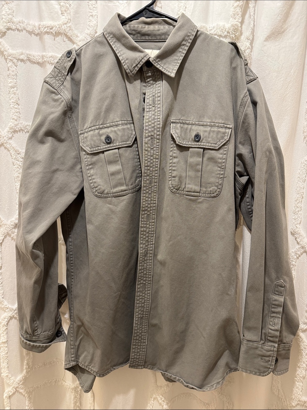 Old Navy Men's Military-Style Field Jacket in Olive